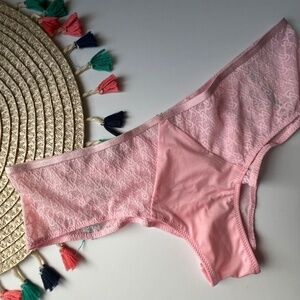 Victoria's Secret Very Sexy Icon Lace Cheeky Panty Shocking Pretty Blossom L NEW